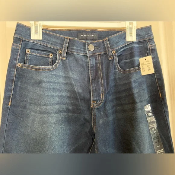NWT Aeropostale Sz-10r Hi Waist, Real Front Pockets, Lightweight, Comfy Jeggings - Picture 3 of 16